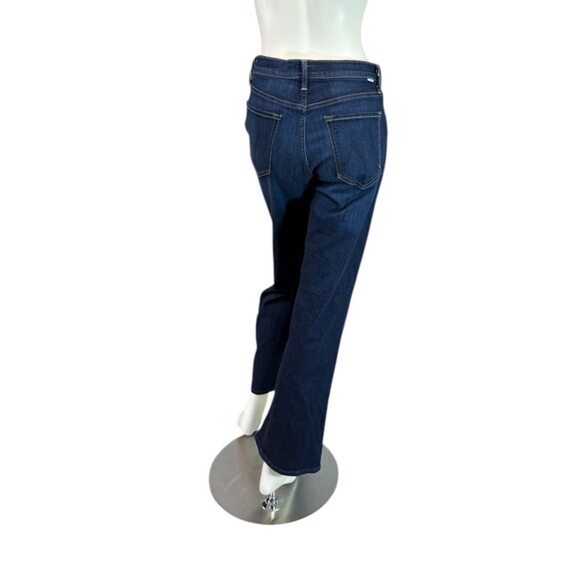 Mother THE RAMBLER ANKLE in Off Limits Dark Wash $258 Button Fly Size 28 - Picture 5 of 13
